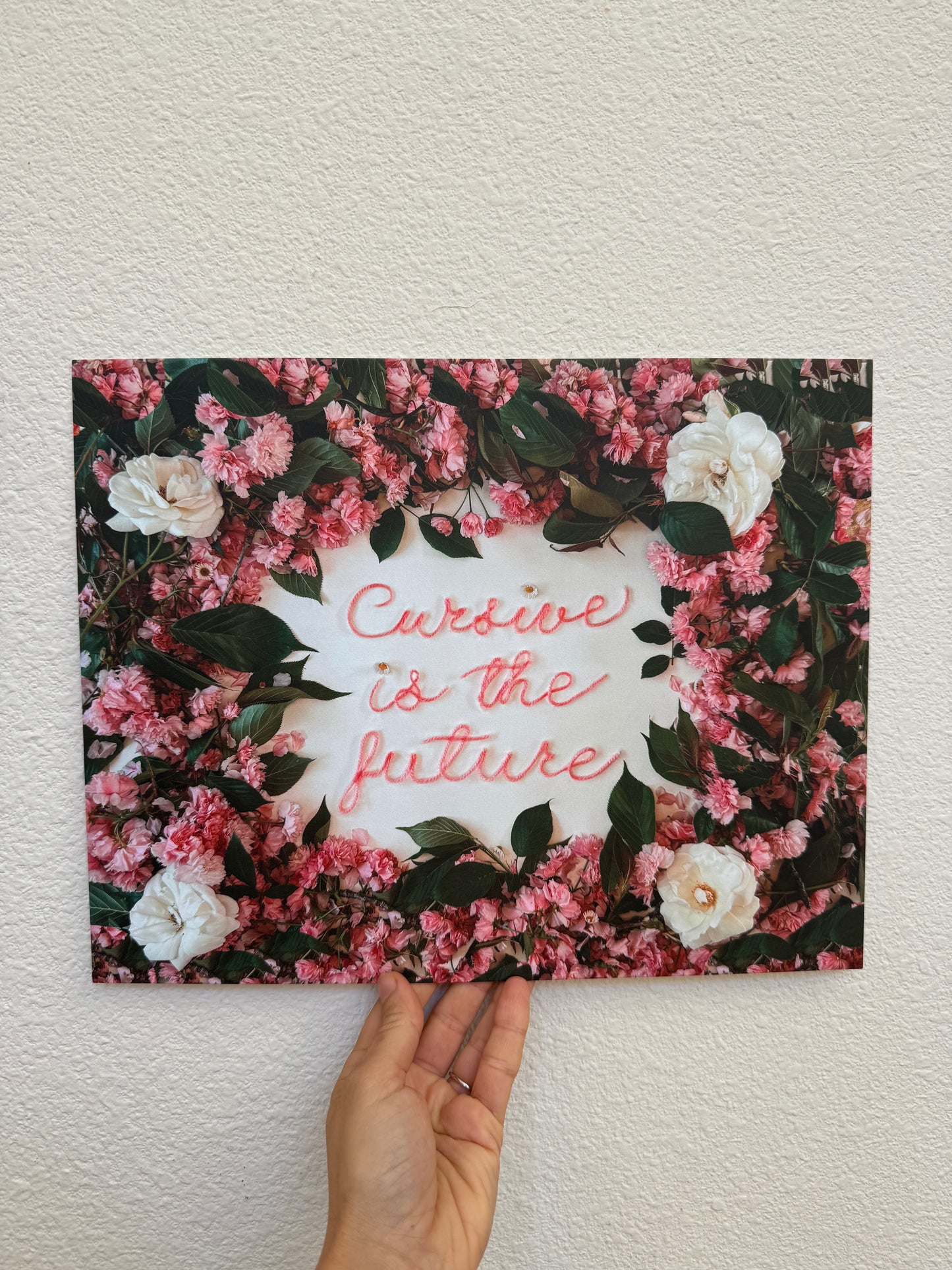 Cursive Is The Future | 11" x 14" Fine Art Print