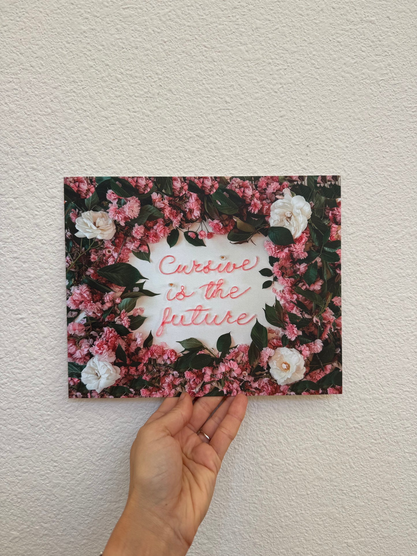 Cursive Is The Future | 8" x 10" Fine Art Print