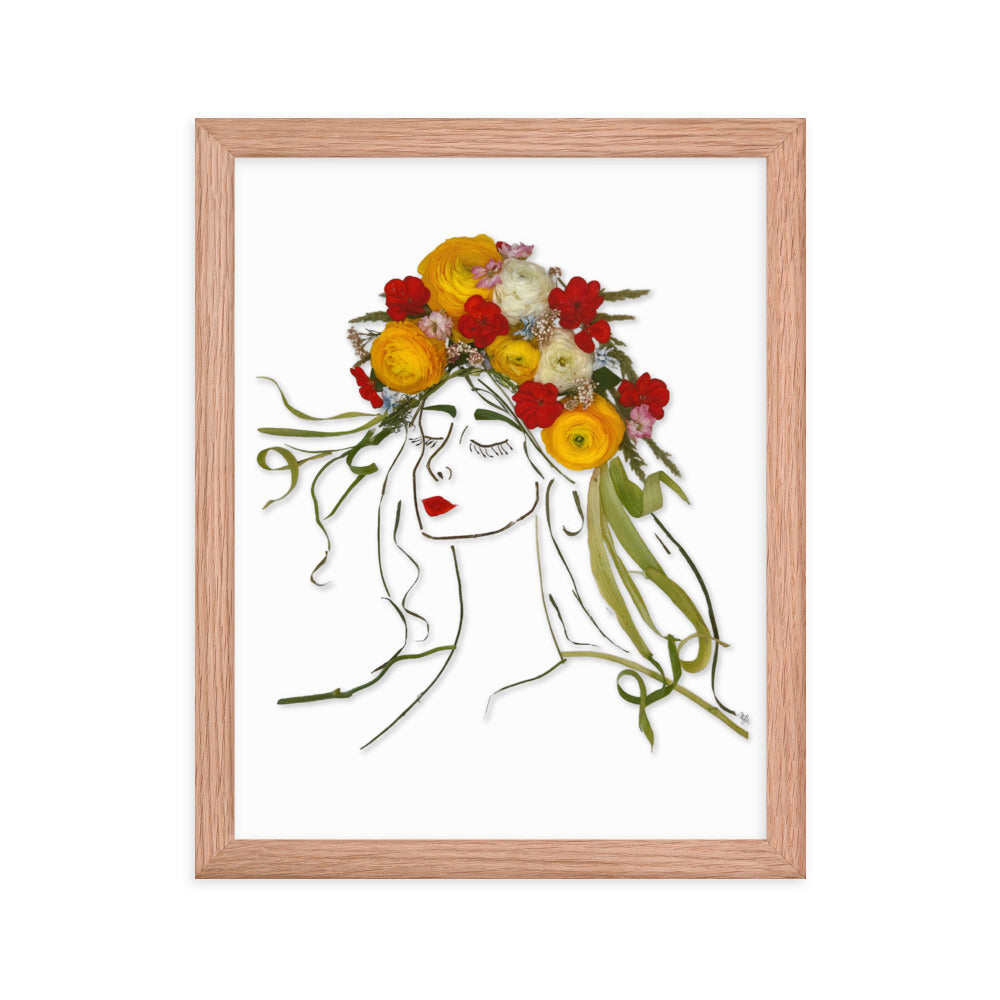 Framed Olena Art Print