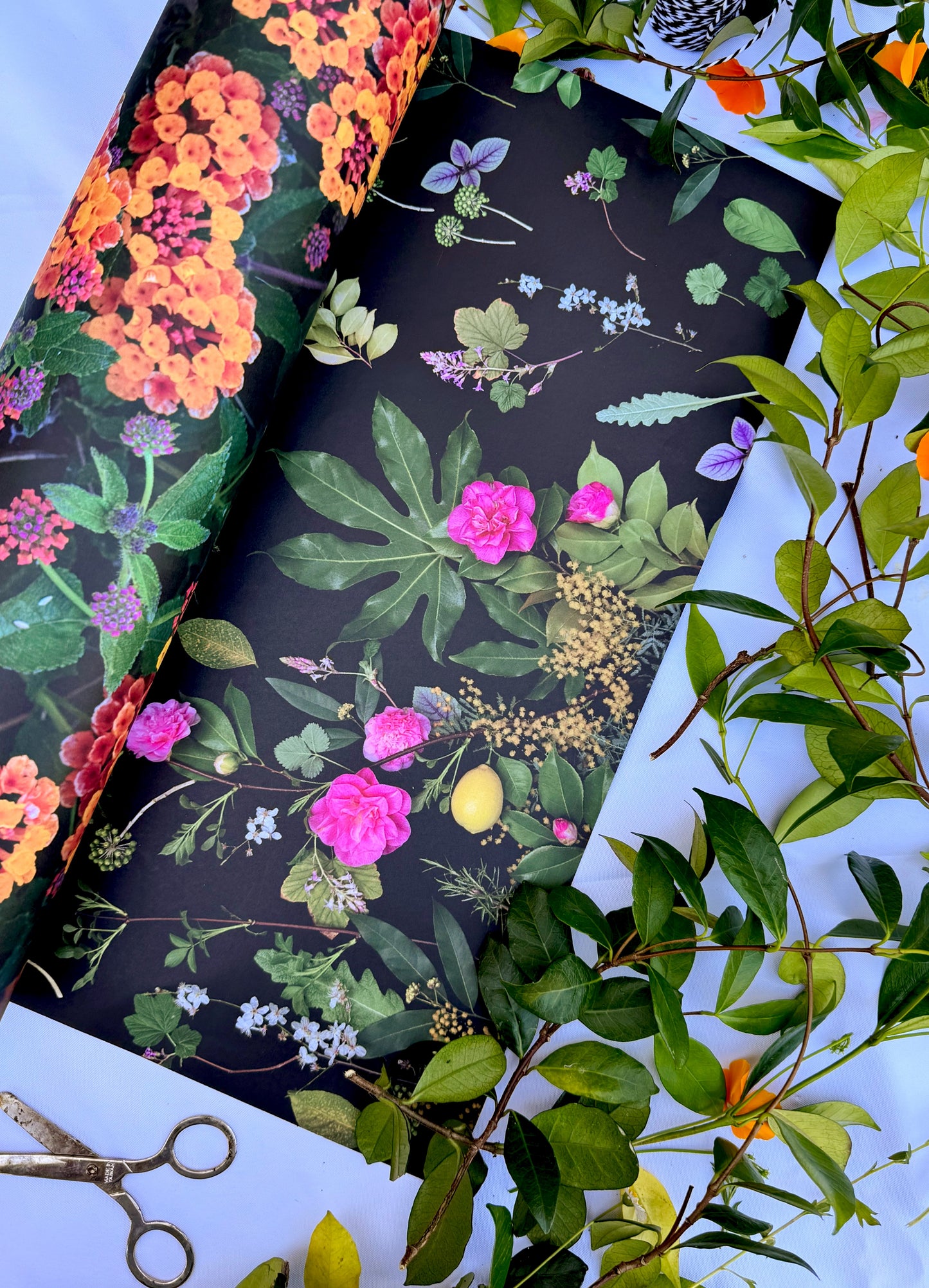 Floral, Double Sided Wrapping Paper — The Forest Feast Collaboration