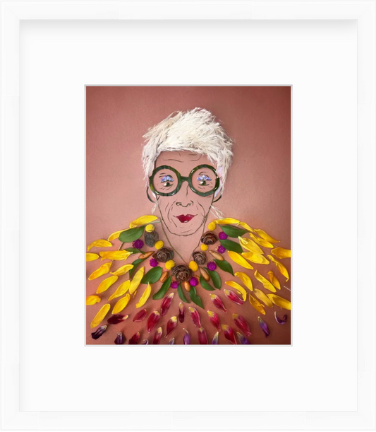 Iris Apfel 8"x10" Art Print