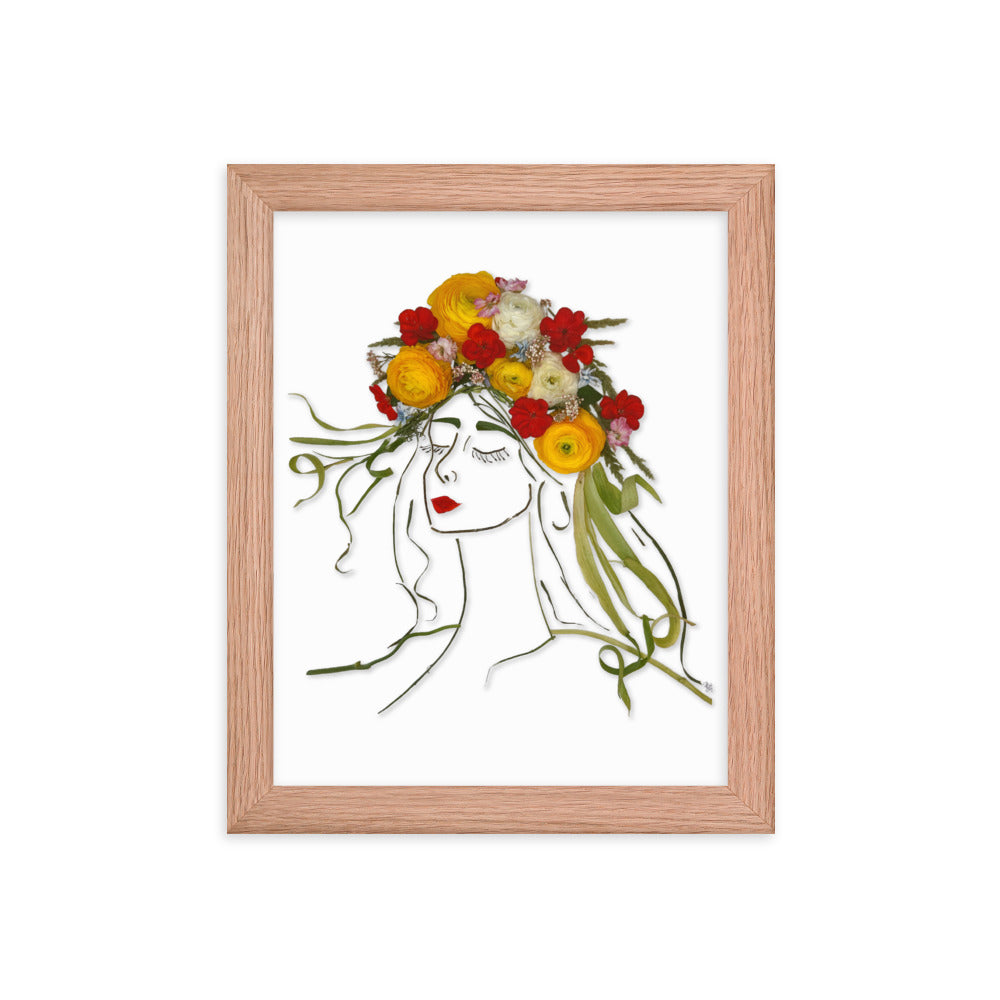 Framed Olena Art Print